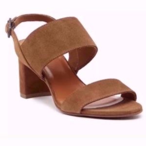 NWOT Aquatalia Shana Slingback Suede Sandals, 8